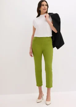 Pantalon 7/8 à taille élastiquée