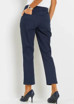 Pantalon 7/8 à taille élastiquée