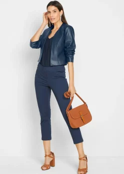 Pantalon 7/8 à taille élastiquée