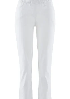 Pantalon 7/8 à taille élastiquée