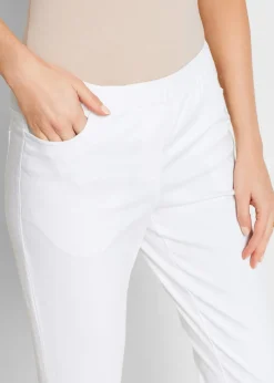 Pantalon 7/8 à taille élastiquée
