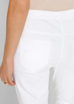 Pantalon 7/8 à taille élastiquée