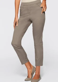 Pantalon 7/8 à taille élastiquée