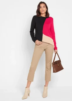 Pantalon 7/8 à taille élastiquée