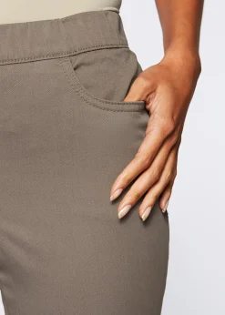 Pantalon 7/8 à taille élastiquée
