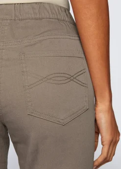 Pantalon 7/8 à taille élastiquée