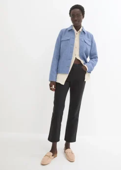 Pantalon 7/8 à taille élastiquée