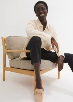 Pantalon 7/8 à taille élastiquée