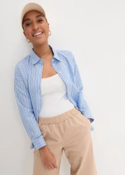 Pantalon 3/4 aérien en lin mélangé