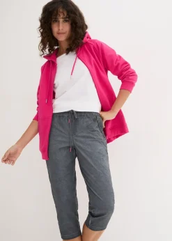 Pantalon 3/4 avec cordon contrastant