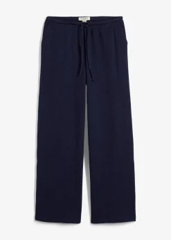 Pantalon 100% coton texturé