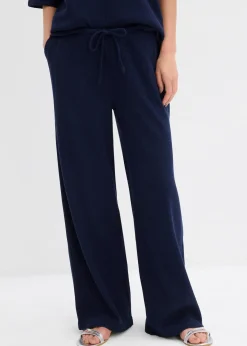Pantalon 100% coton texturé
