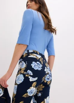 Pantalon 7/8 en coton extensible