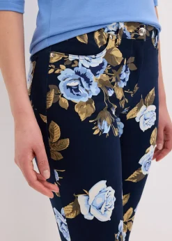 Pantalon 7/8 en coton extensible