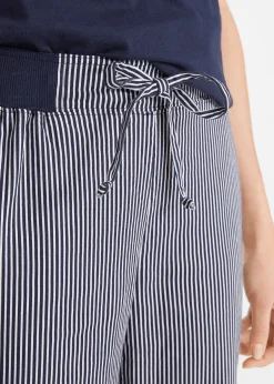 Pantalon 7/8 en lin mélangé