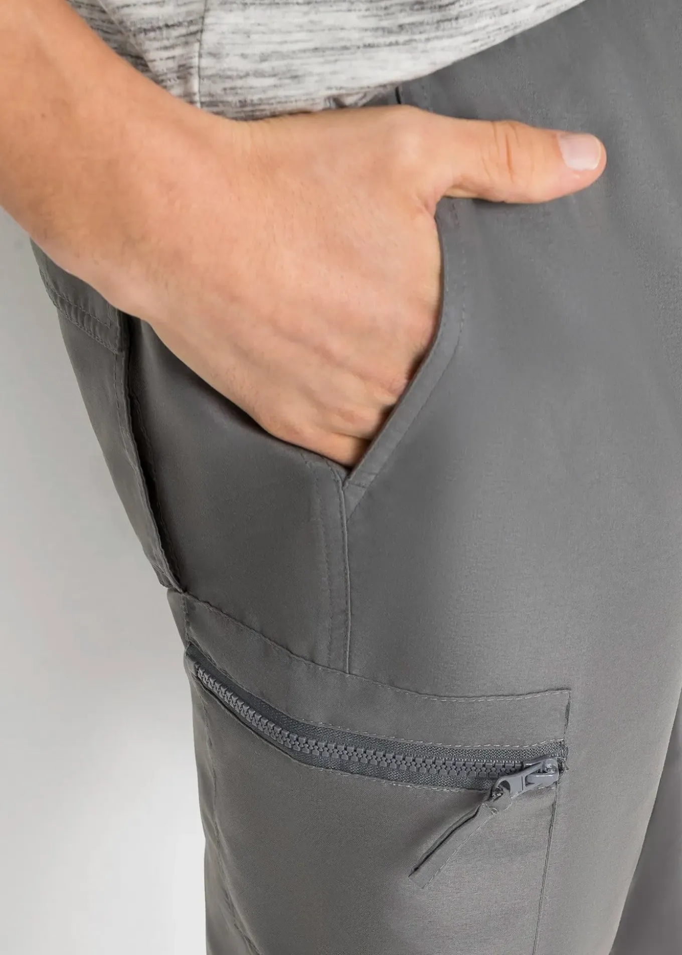 Pantalon 3/4 en microfibre, regular