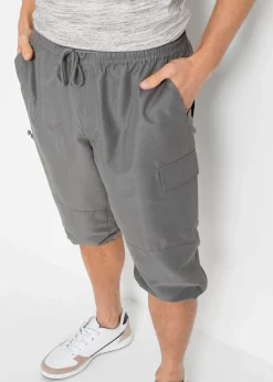 Pantalon 3/4 en microfibre, regular