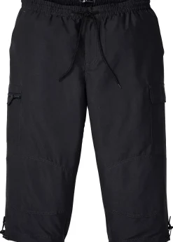 Pantalon 3/4 en microfibre, regular