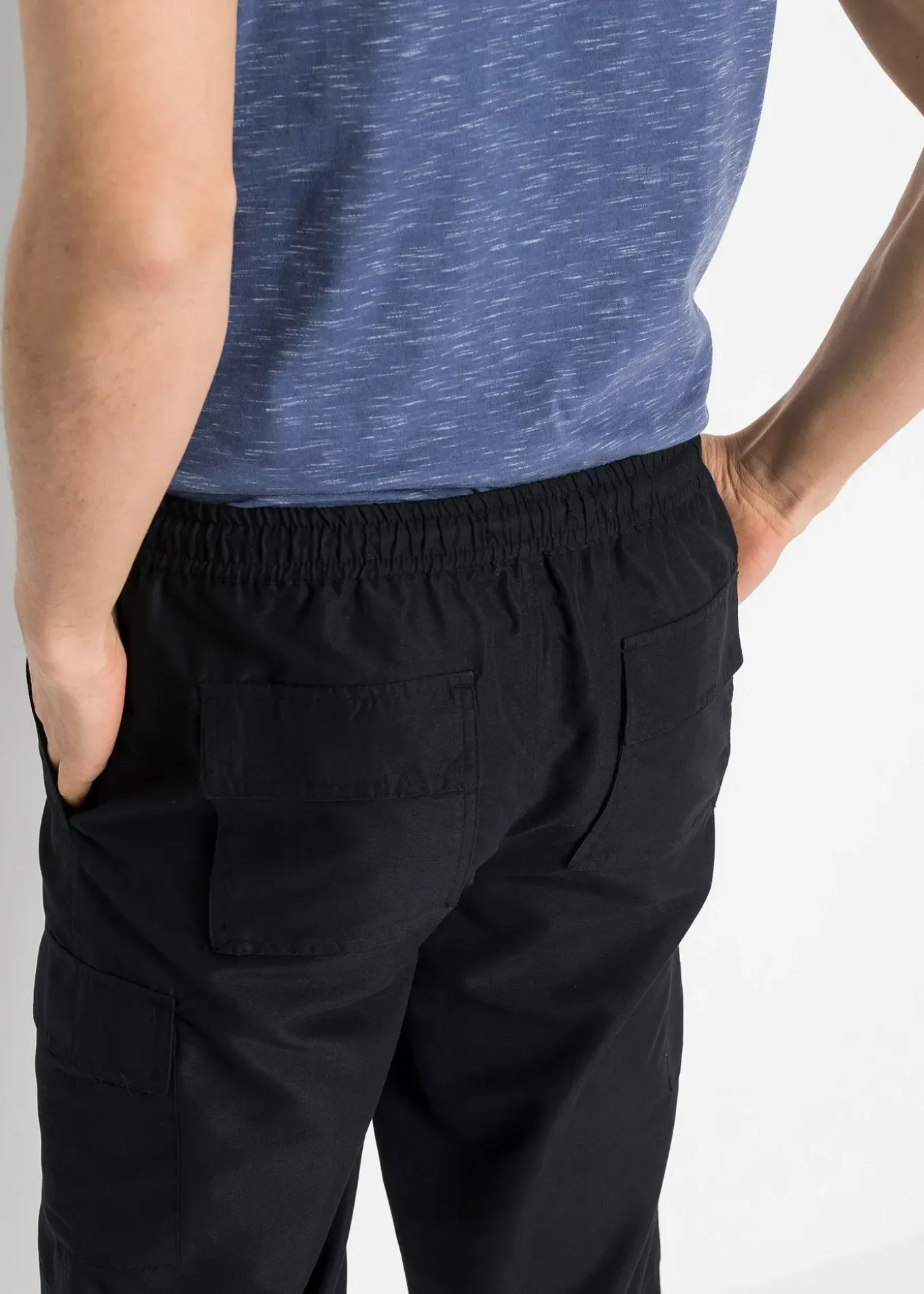 Pantalon 3/4 en microfibre, regular