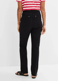 Pantalon à enfiler avec taille confortable, Straight