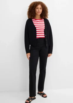 Pantalon à enfiler avec taille confortable, Straight