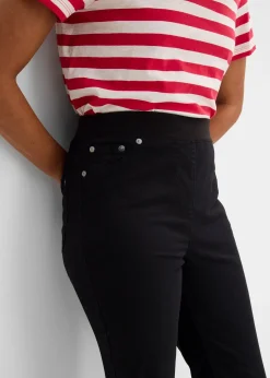 Pantalon à enfiler avec taille confortable, Straight