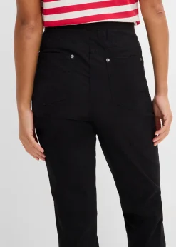 Pantalon à enfiler avec taille confortable, Straight