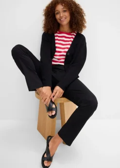 Pantalon à enfiler avec taille confortable, Straight