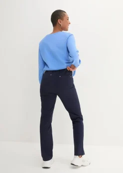 Pantalon à enfiler avec taille confortable, Straight