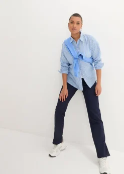 Pantalon à enfiler avec taille confortable, Straight