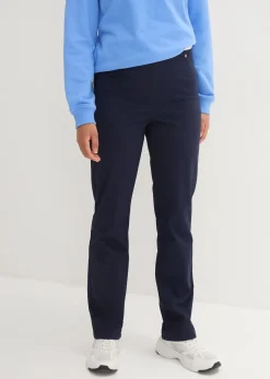 Pantalon à enfiler avec taille confortable, Straight