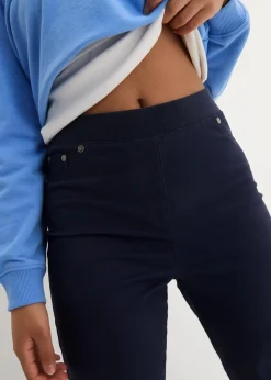 Pantalon à enfiler avec taille confortable, Straight