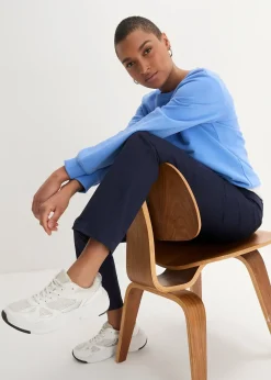 Pantalon à enfiler avec taille confortable, Straight