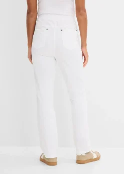 Pantalon à enfiler avec taille confortable, Straight