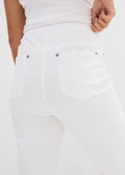 Pantalon à enfiler avec taille confortable, Straight