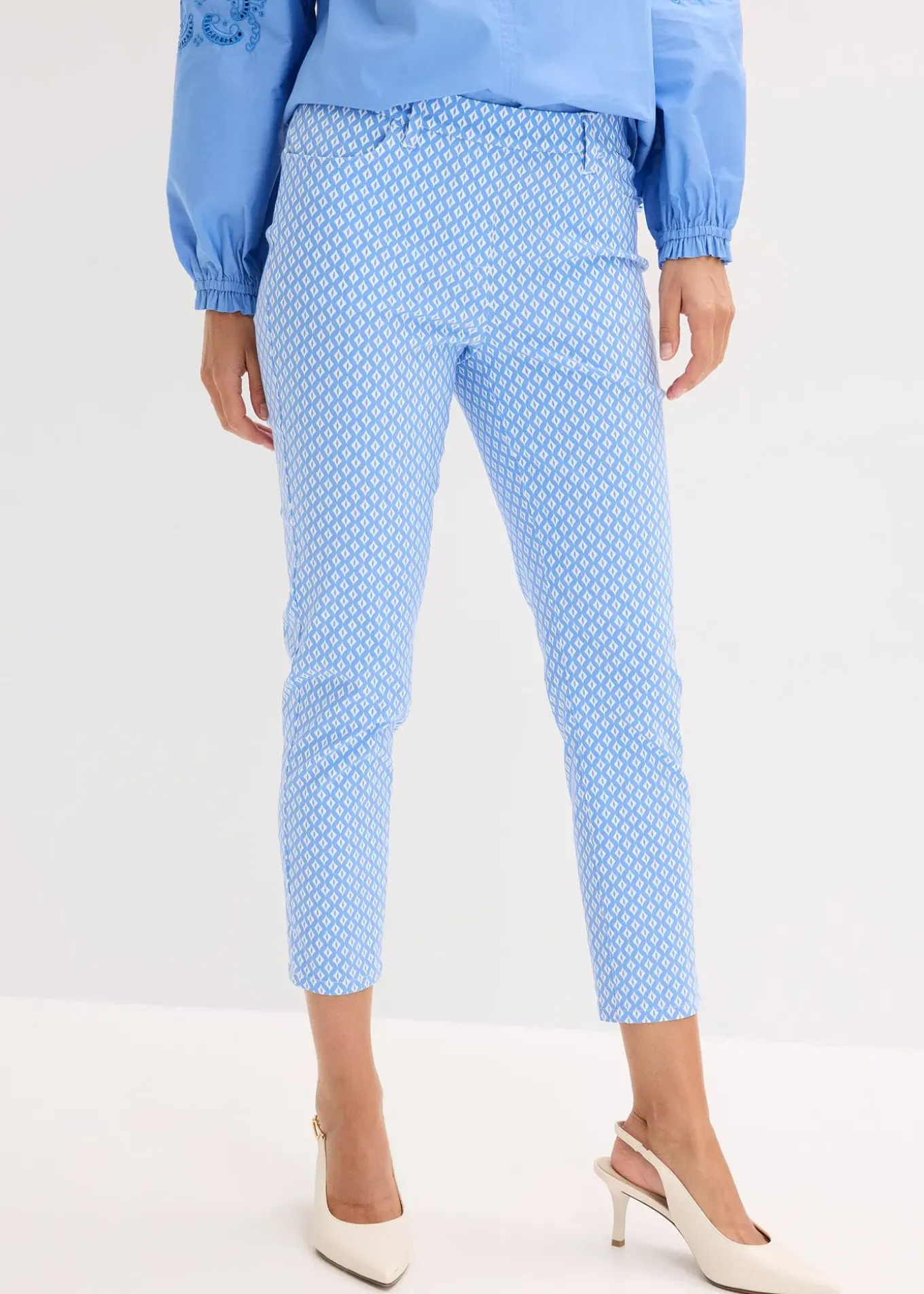 Pantalon 7/8 extensible en bengaline