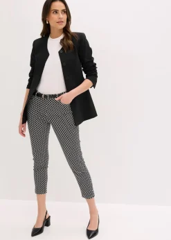 Pantalon 7/8 extensible en bengaline