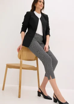 Pantalon 7/8 extensible en bengaline