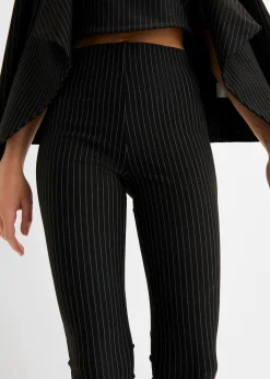 Pantalon à fines rayures