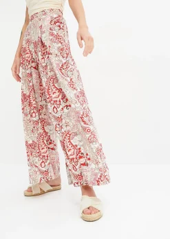 Pantalon à imprimé paisley