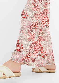 Pantalon à imprimé paisley