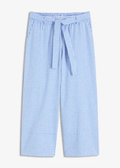 Pantalon à imprimé Vichy