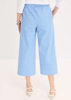 Pantalon à imprimé Vichy