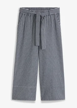 Pantalon à imprimé Vichy