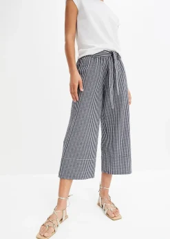 Pantalon à imprimé Vichy