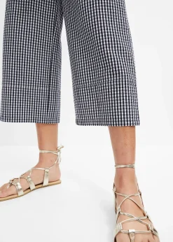 Pantalon à imprimé Vichy