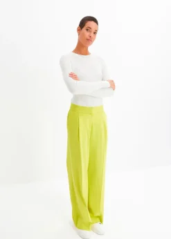 Pantalon à jambes larges