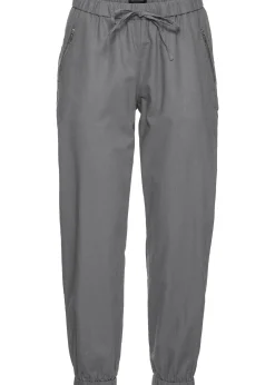 Pantalon 7/8 léger en lin et coton