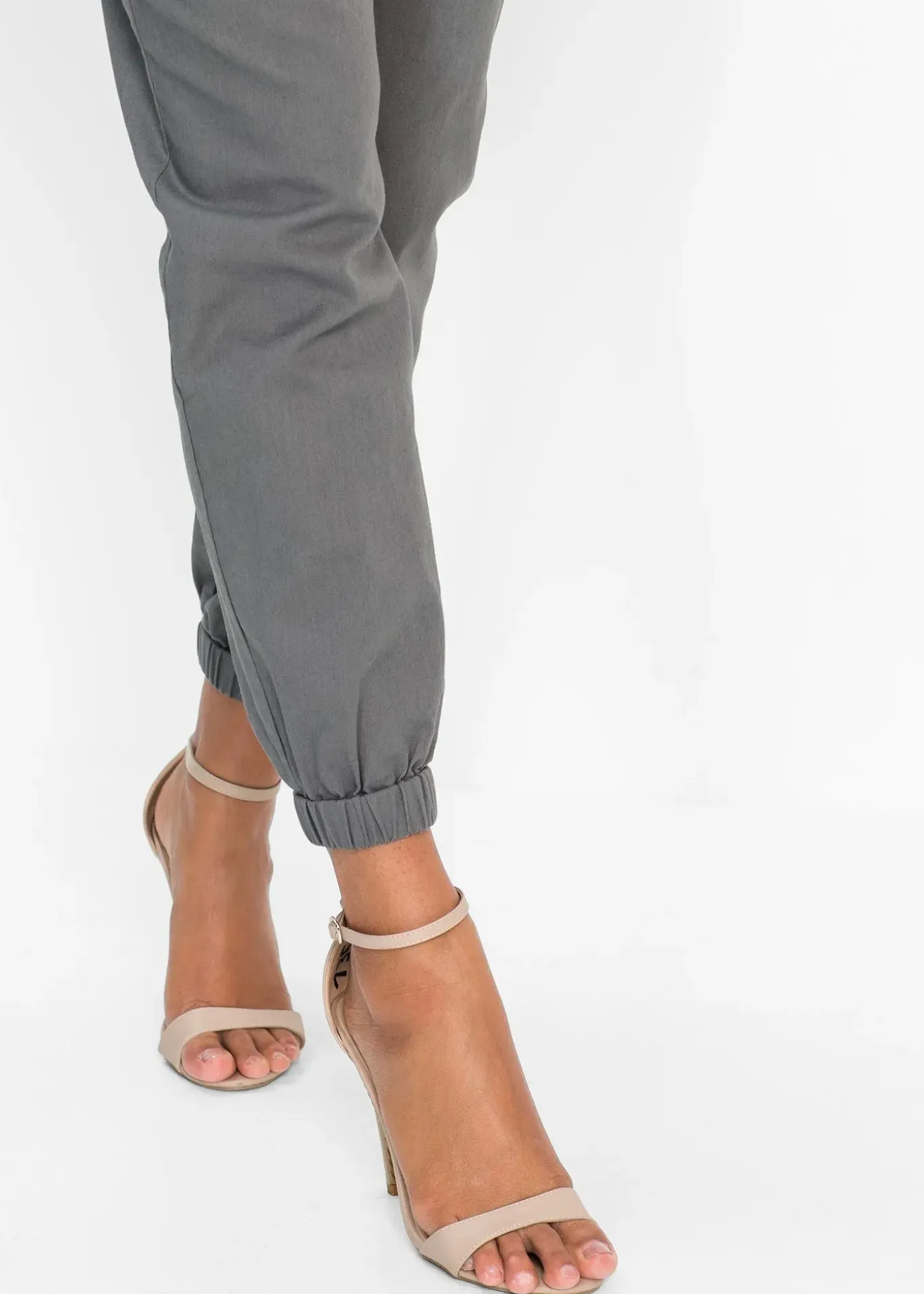 Pantalon 7/8 léger en lin et coton