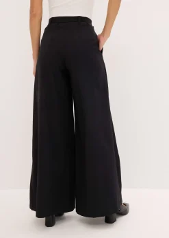 Pantalon à pinces avec ceinture (ens. 2 pces)